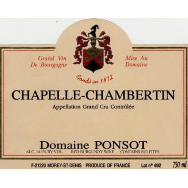 2015 Ponsot - Chapelle Chambertin
