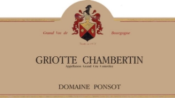 2015 Ponsot - Griotte Chambertin