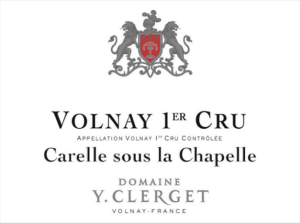 2018 Yvon Clerget - Volnay Carelle Sous Chapelle