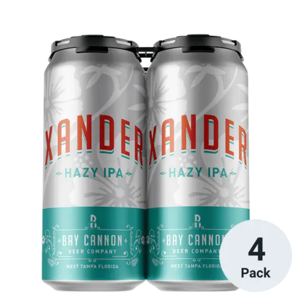 Bay Cannon Beer - Xander Mosaic Hazy IPA 4pk