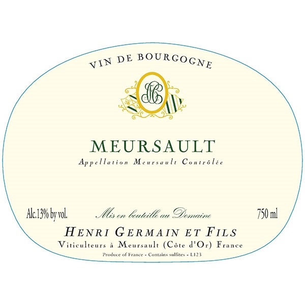2018 Henri Germain - Meursault (pre arrival)
