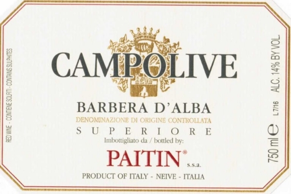 2015 Sori Paitin - Barbera Campolive