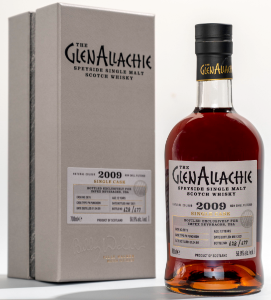 Glenallachie12 yr 2009 PX Puncheon Cask No 5876 Whiskey 750ml