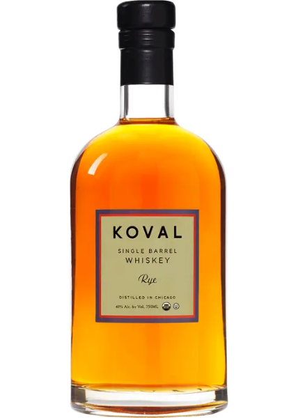 Koval Single Barrel Rye Whiskey 750ml