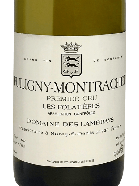 2019 Domaine des Lambrays - Puligny Montrachet Folatieres (pre arrival)