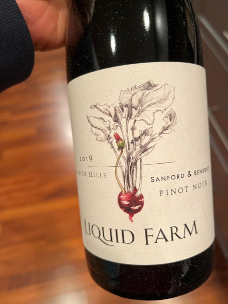 2019 Liquid Farm - Pinot Noir Santa Rita Hills Sanford & Benedict