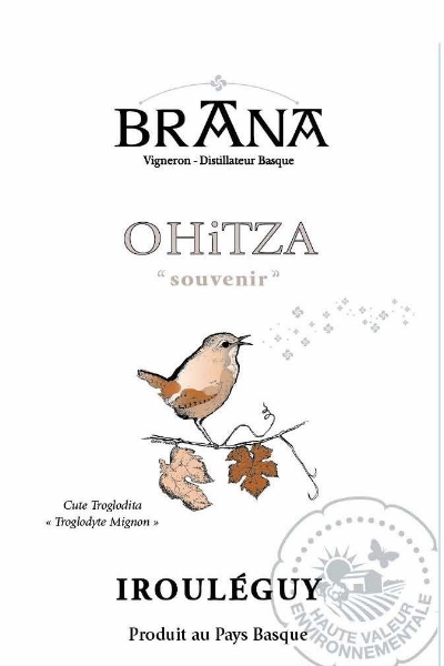 2017 Domaine Brana Tannat Irouleguy Ohitza