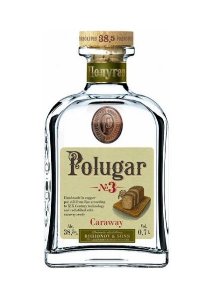 Rodionov & Sons Polugar No. 3 Caraway Vodka 750ml