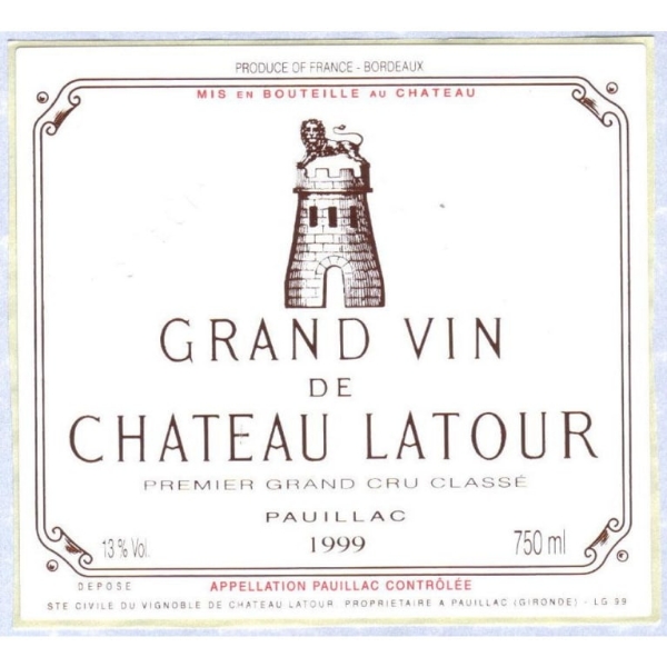 1999 Chateau Latour -  Pauillac
