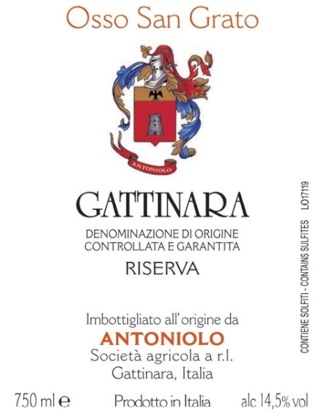 2016 Antoniolo - Gattinara Riserva Osso San Grato