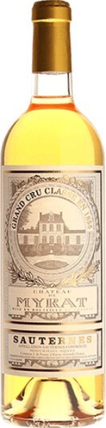 Picture of 2009 Chateau de Myrat - Sauternes HALF BOTTLE