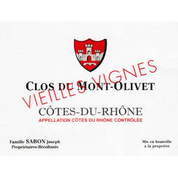 Picture of 2019 Clos du Mont Olivet - Cotes du Rhone V.V.