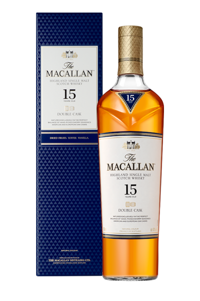 Picture of Macallan 15 yr Double Cask Single Malt Whiskey 750ml