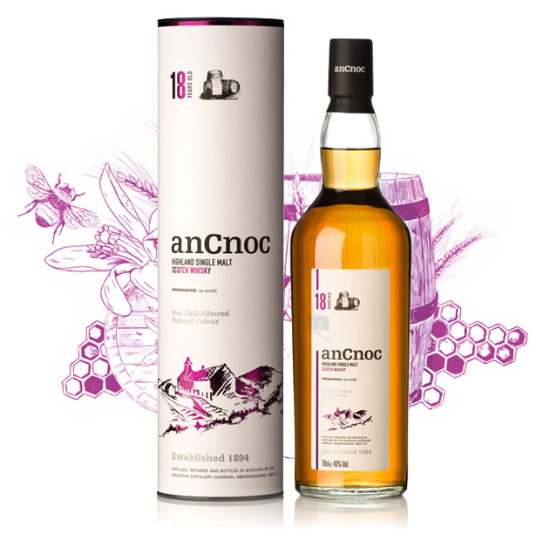 Picture of anCnoc 18 yr Highland Single Malt Whiskey 750ml