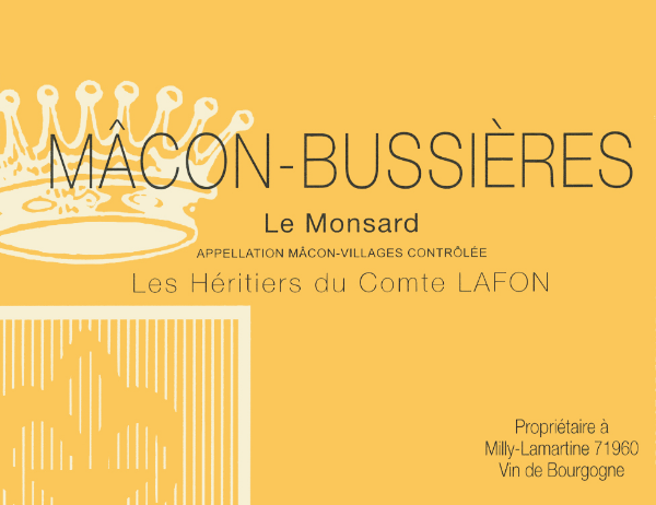 Picture of 2020 Comte Lafon - Macon Bussieres Le Monsard (pre arrival)
