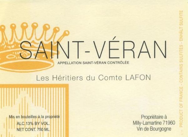 Picture of 2020 Comte Lafon - St. Veran