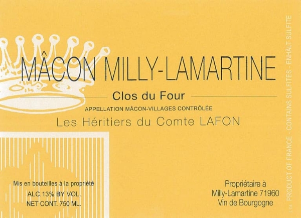 Picture of 2020 Comte Lafon - Macon Milly Lamartine Clos du Four