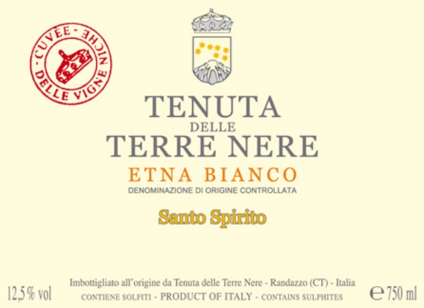 Picture of 2020 Terre Nere - Etna Bianco Santo Spirito Cuvee delle Vigne Niche