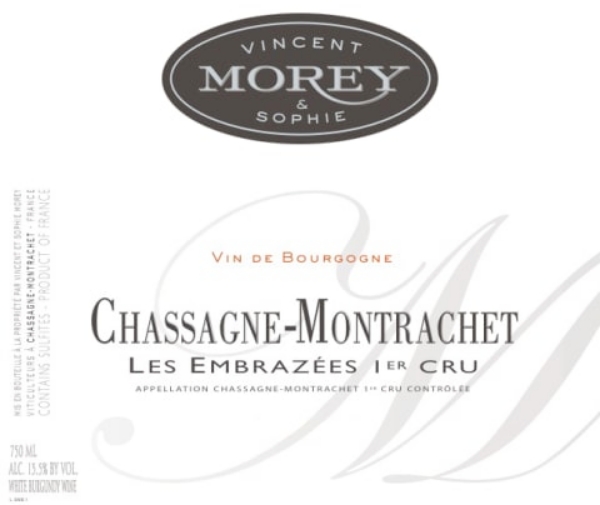 Picture of 2020 Vincent Morey - Chassagne Montrachet Embrazees