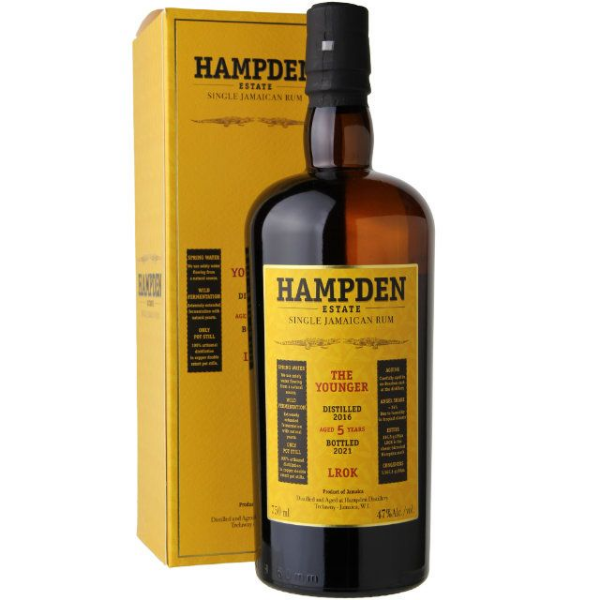 Picture of Hampden Estate The Younger Distilled 2016 LROK Rum 750ml
