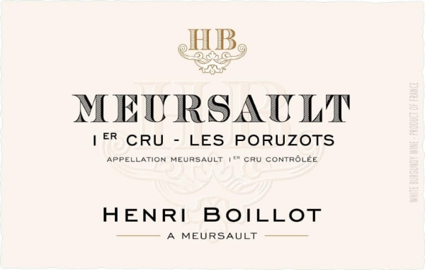 Picture of 2020 Henri Boillot - Meursault Poruzots (pre arrival)