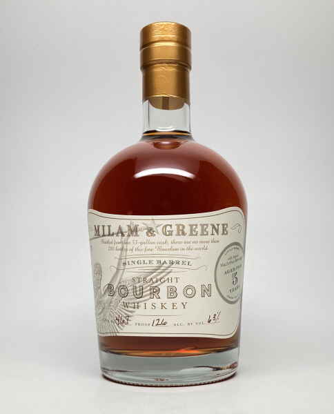 Picture of Milam & Greene MacArthur Single Barrel Straight Bourbon Whiskey 750ml