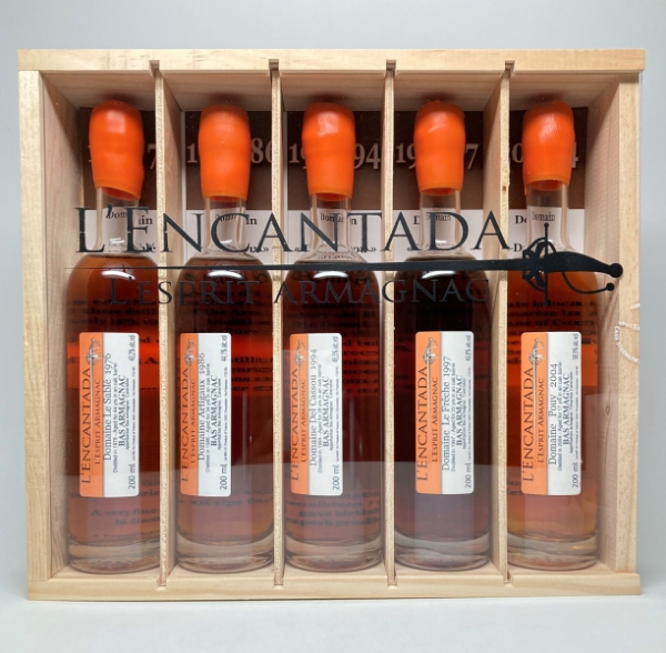 Picture of L'Encantada Discovery Set Sable76,Artigaux 86,Cassou 94,Freche 97,Pouy 04 Armagnac 200ml