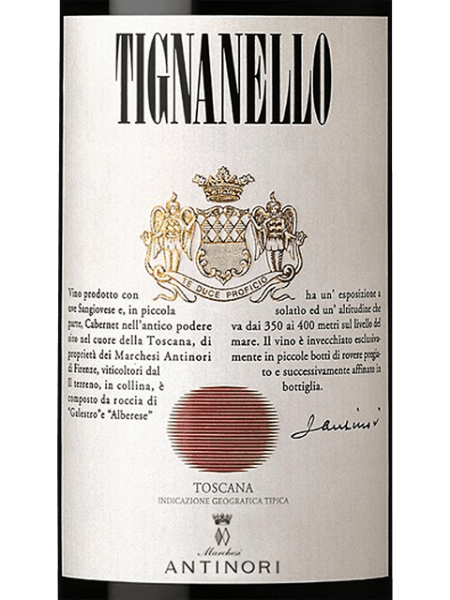 Picture of 2019 Antinori, Piero - Toscana IGT Tignanello Super Tuscan