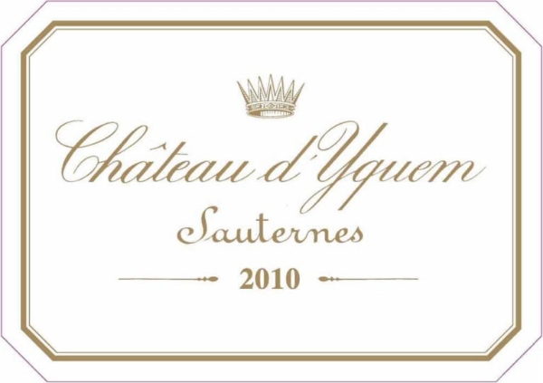 Picture of 2010 Chateau D'Yquem - Sauternes HALF BOTTLE Ex-Chateau release (375ml)