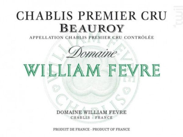 Picture of 2020 Domaine Fevre - Chablis Beauroy