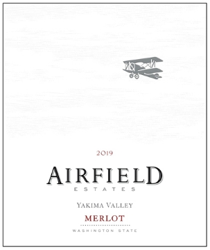 Picture of 2019 Airfield Estates - Merlot Columbia Valley