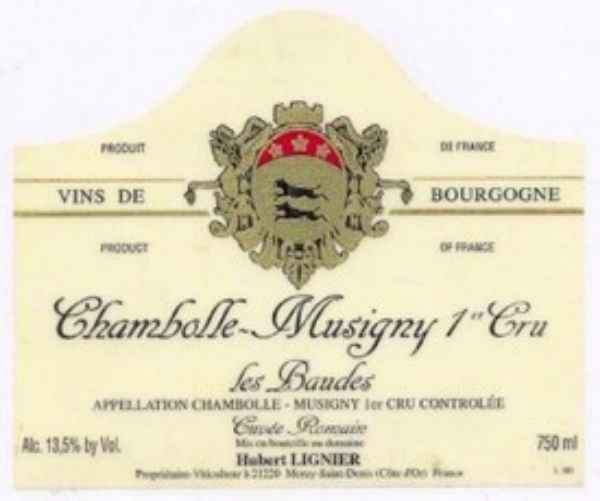 Picture of 2019 Hubert Lignier - Chambolle Musigny Baudes (pre arrival)
