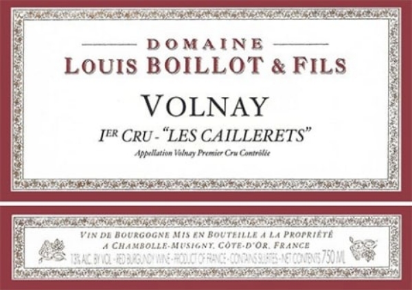 Picture of 2019 Louis Boillot - Volnay Caillerets (pre arrival)