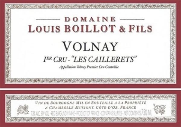 Picture of 2019 Louis Boillot - Volnay Caillerets