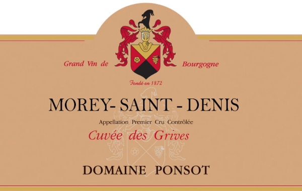 Picture of 2019 Domaine Ponsot - Morey St. Denis Cuvee des Grives (pre arrival)