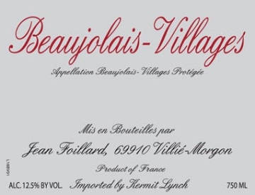 Picture of 2020 Domaine Jean Foillard - Beaujolais Villages