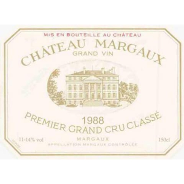 Picture of 1988 Chateau Margaux Margaux