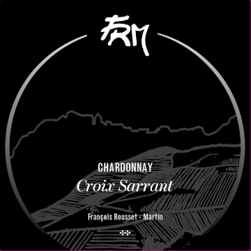 Francois Rousset-Martin Chardonnay Croix-Sarrant label
