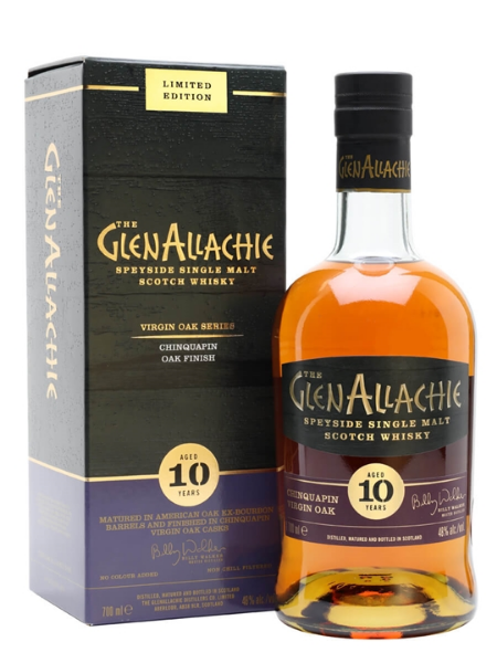 Picture of Glenallachie 10 yr Chinquapin Oak Finish Single Malt Whiskey 700ml