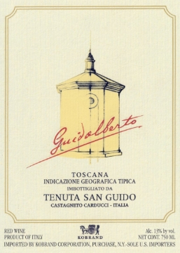 Picture of 2020 Tenuta San Guido(Nicolo Incisa Rocchetta) - Toscana IGT Guidalberto Super Tuscan