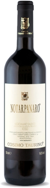 Cosimo Taurino Notarpanaro bottle