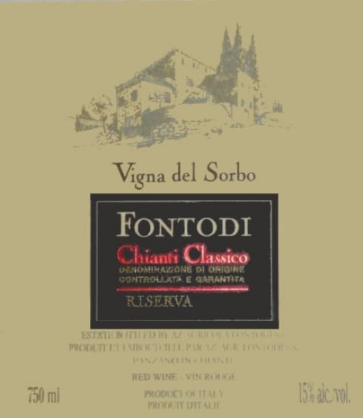 Picture of 2019 Fontodi - Chianti Classico Riserva Vigna del Sorbo