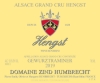 Zind-Humbrecht Gewurztraminer Hengst label