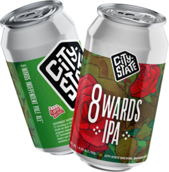 Picture of City-State Brewing - 8 Wards IPA 6pk
