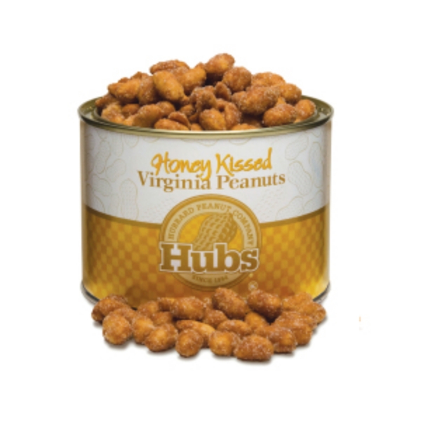 Picture of Hubs Honey Kissed Peanuts 12oz tin
