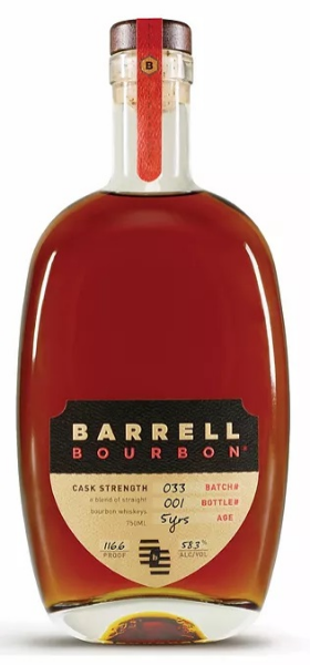 Picture of Barrell Bourbon Batch 33 5yr Cask Strength Whiskey 750ml