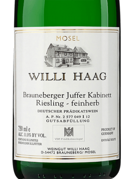 Picture of 2021 Haag, Willi - Brauneberger Juffer Kabinett