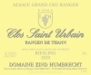 Zind-Humbrecht Riesling Clos Saint Urbain label