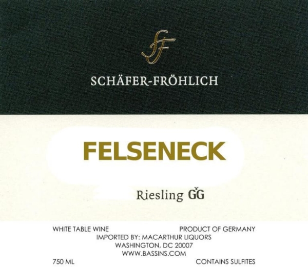 Picture of 2020 Schafer Frohlich - Bockenauer Felseneck Grosses Gewachs Riesling Trocken