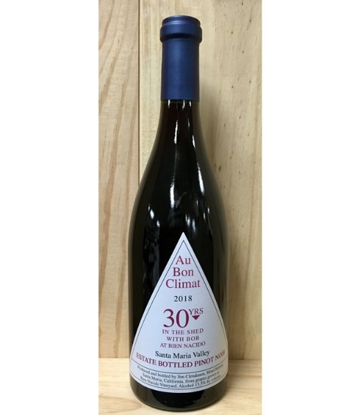 Picture of 2018 Au Bon Climat - Pinot Noir Santa Barbara Thirty Years in the Shed